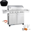 GG02S ZESTAW Grill gazowy Yoer SteakKing 6+1 +Pokrowiec +Rożen