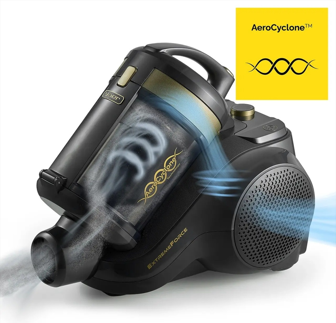 VC02G ZESTAW Odkurzacz bezworkowy Yoer ExtremeForce + Zestaw 3 filtrów