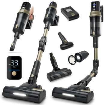 ZESTAW Odkurzacz pionowy + Bateria + Worek na kurz z filtrem HEPA + Szczotka do dywanów + Szczotka do wyczesywania sierści zwierząt