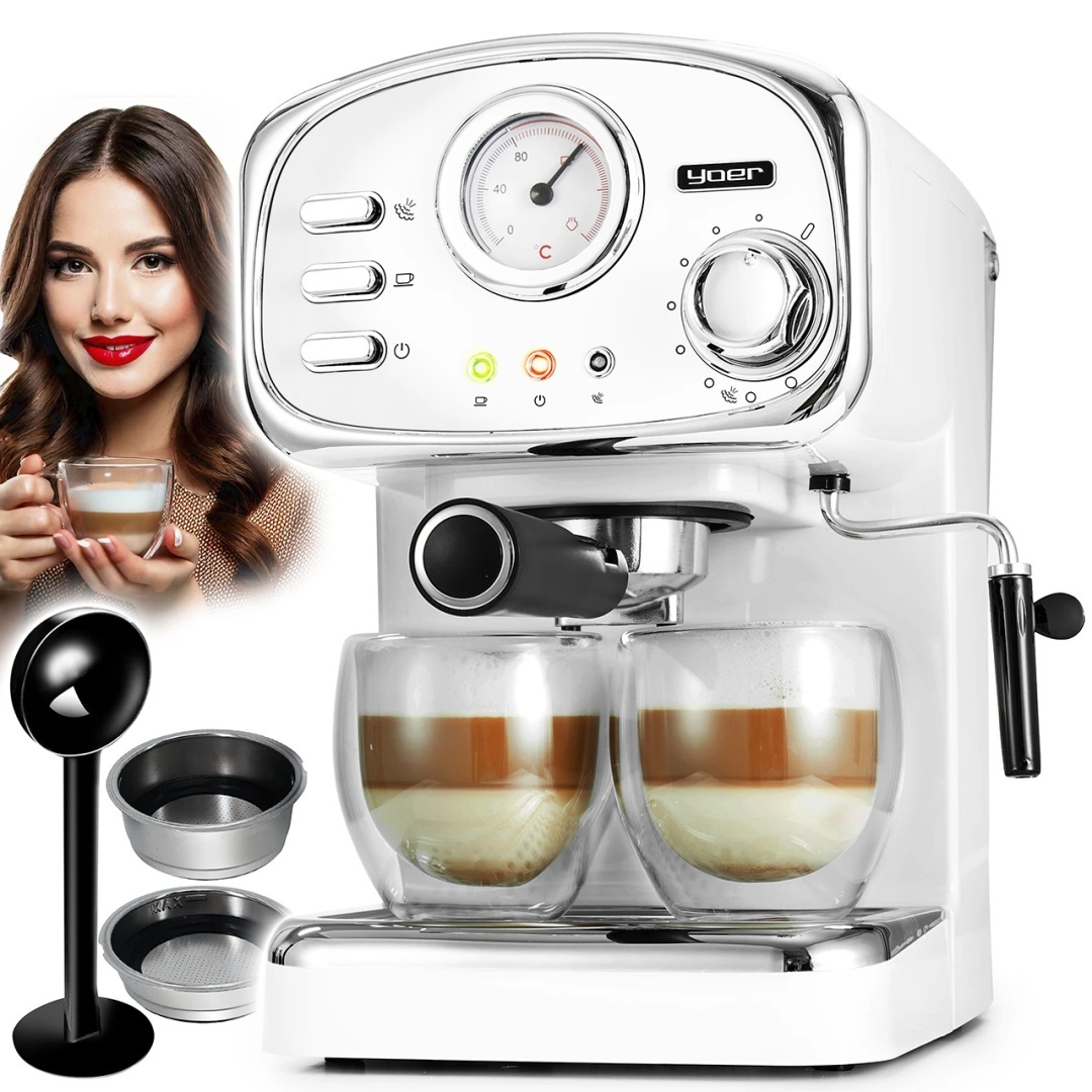 Ciśnieniowy ekspres do kawy Yoer Breve EM01W