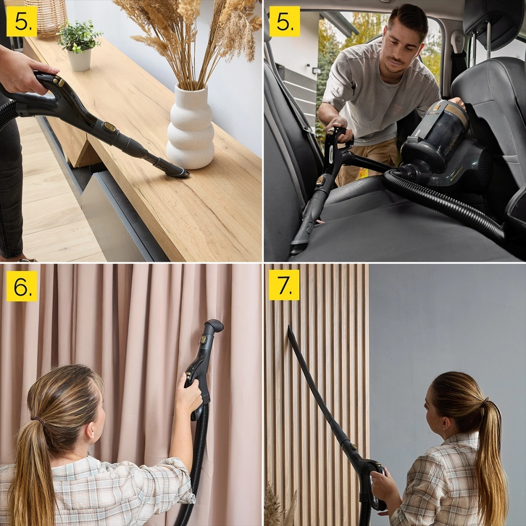 VC02G ZESTAW Odkurzacz bezworkowy Yoer ExtremeForce + Zestaw 5 zapachowych pastylek