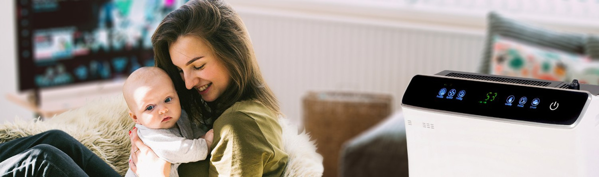 Oczyszczacz powietrza z nawilżaczem YOER Pure Home APH01W