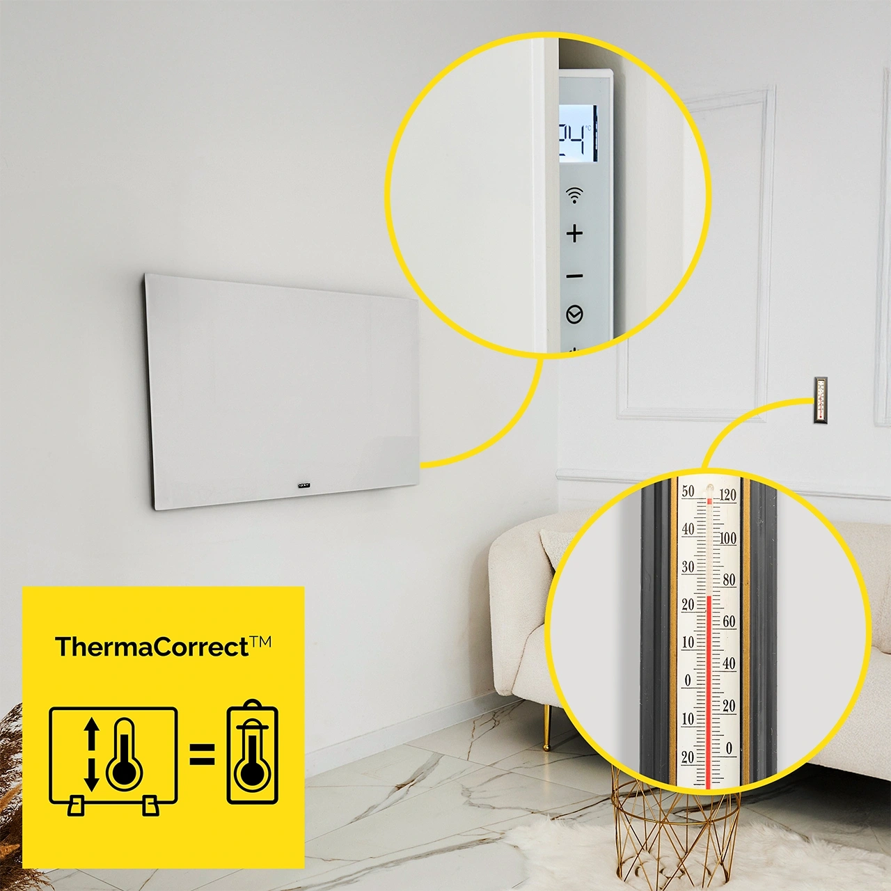 Elektryczny grzejnik na podczerwień Yoer Infrato IRH02W