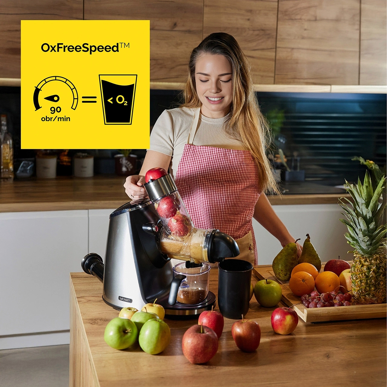 Wyciskarka wolnoobrotowa Yoer Nutrimo SJ01BK