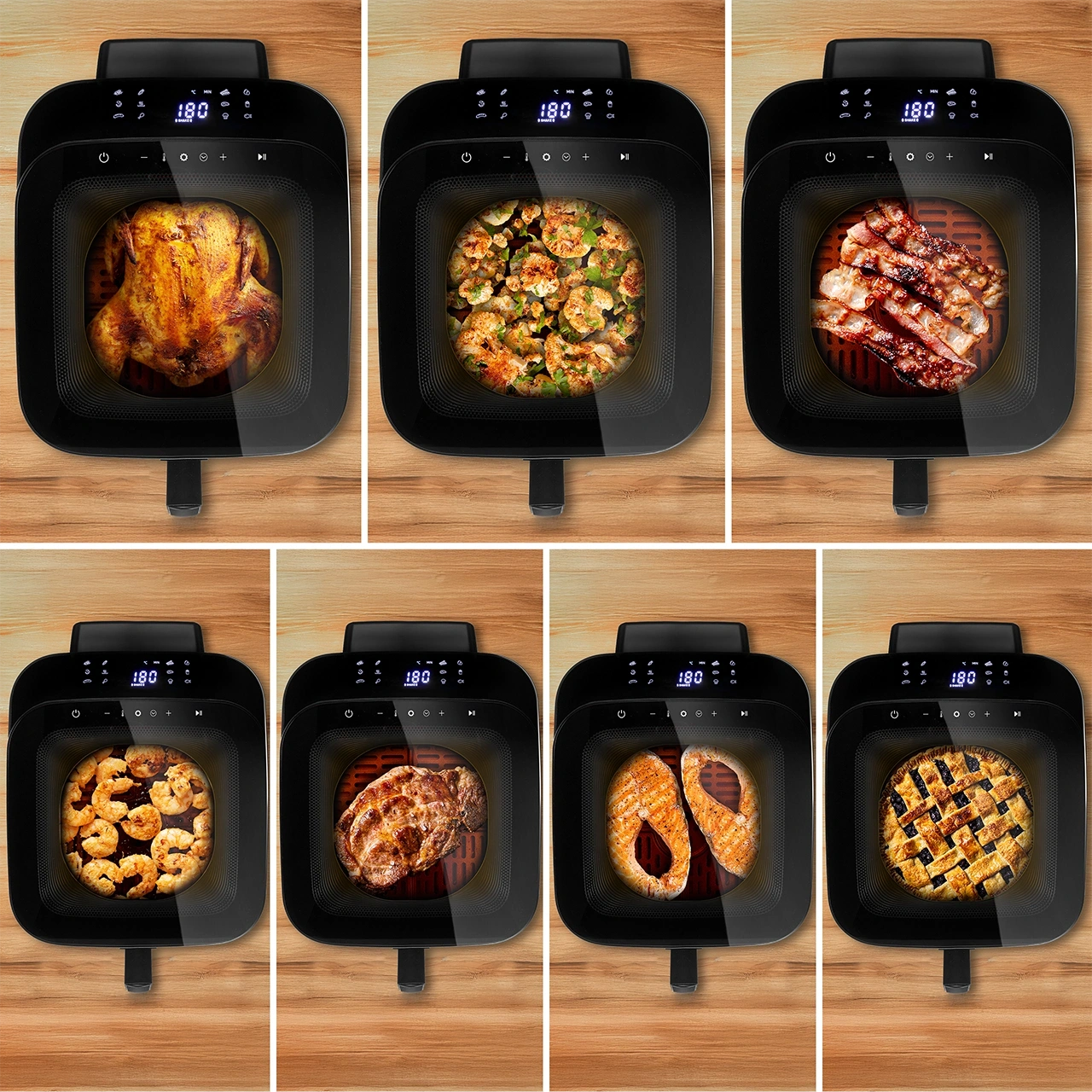 Air Fryer Frytkownica beztłuszczowa Yoer FryVision AF04BK