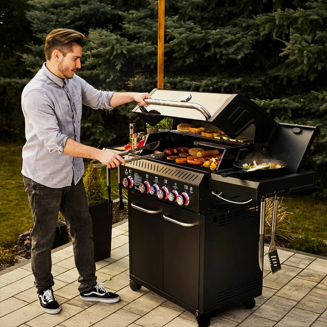 Grill gazowy Yoer BeefMaster GG04BK 4+2