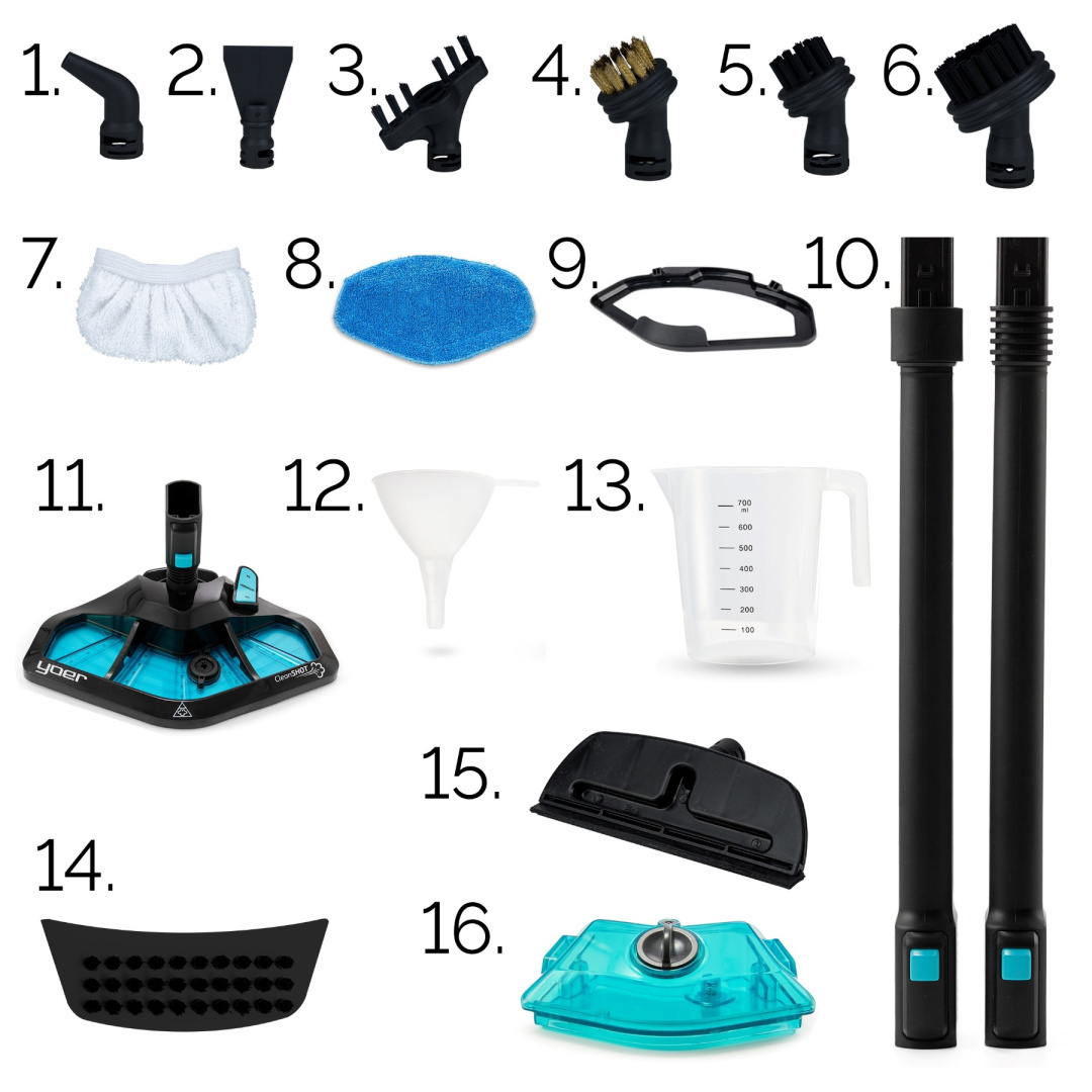 Myjka parowa z mopem Yoer CleanShot SCM02W