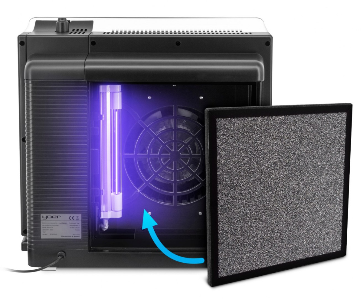 Oczyszczacz powietrza z nawilżaczem YOER Pure Home APH01W