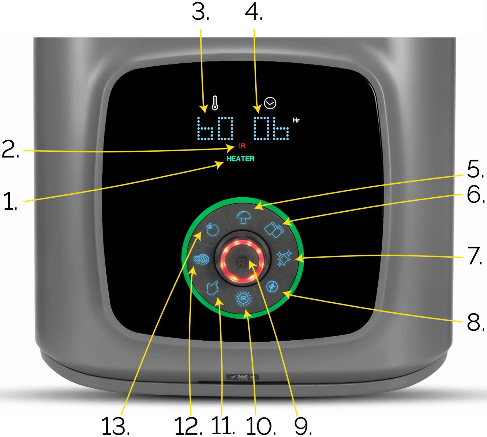 Suszarka na podczerwień do grzybów, owoców, warzyw Yoer Sunbox FD02G