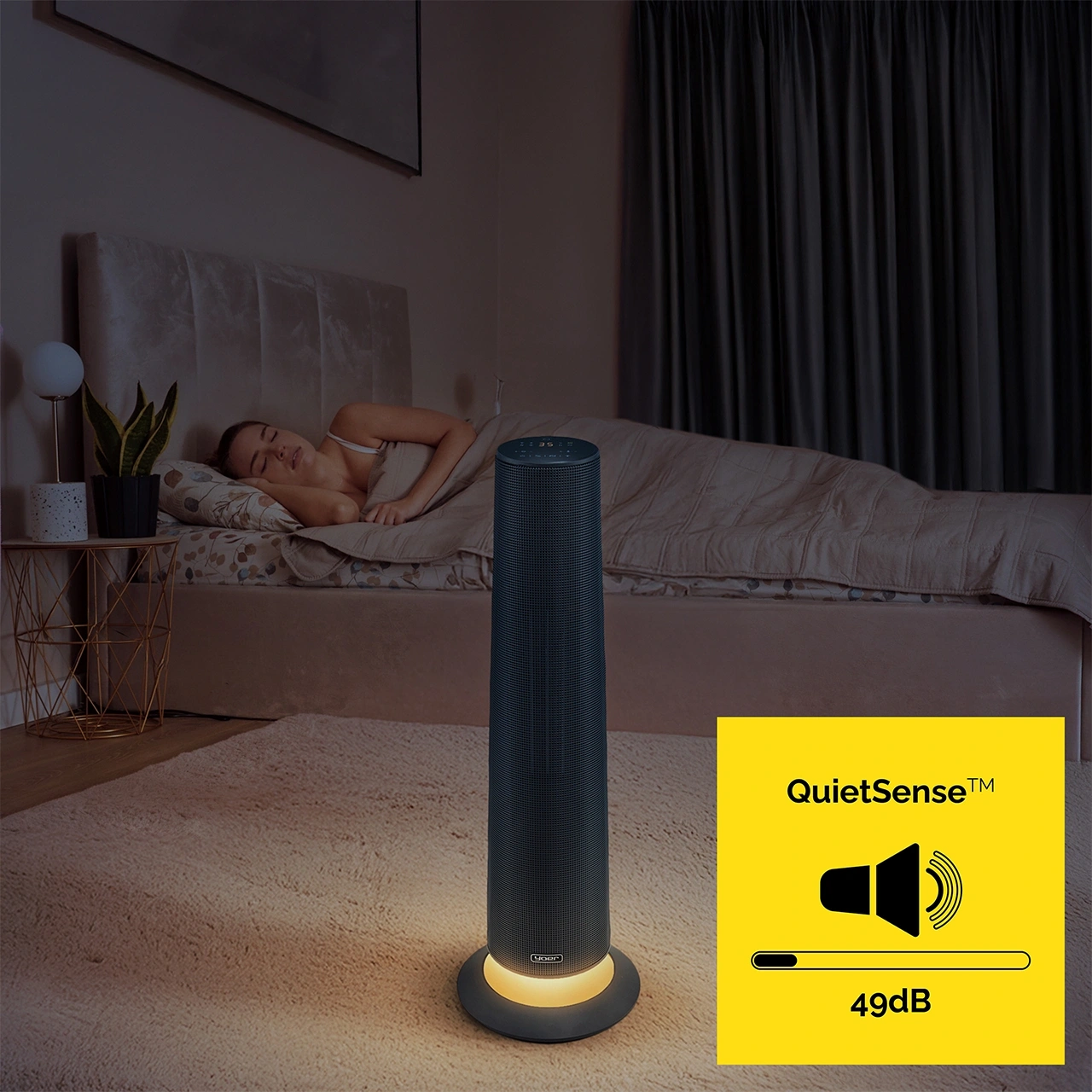 Termowentylator ceramiczny Yoer SkyTower FH06G