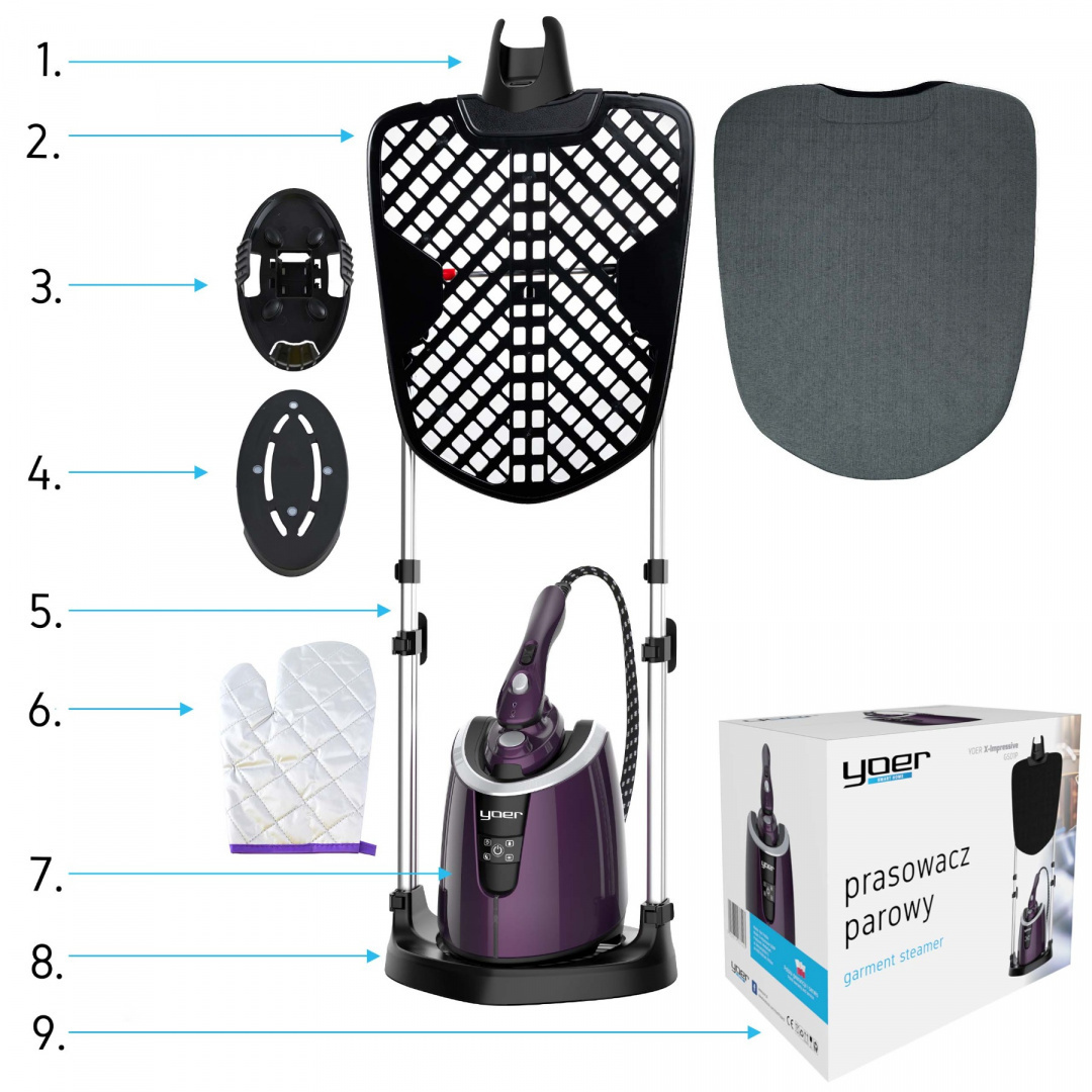 Prasowacz parowy Yoer X-Impressive GS01P