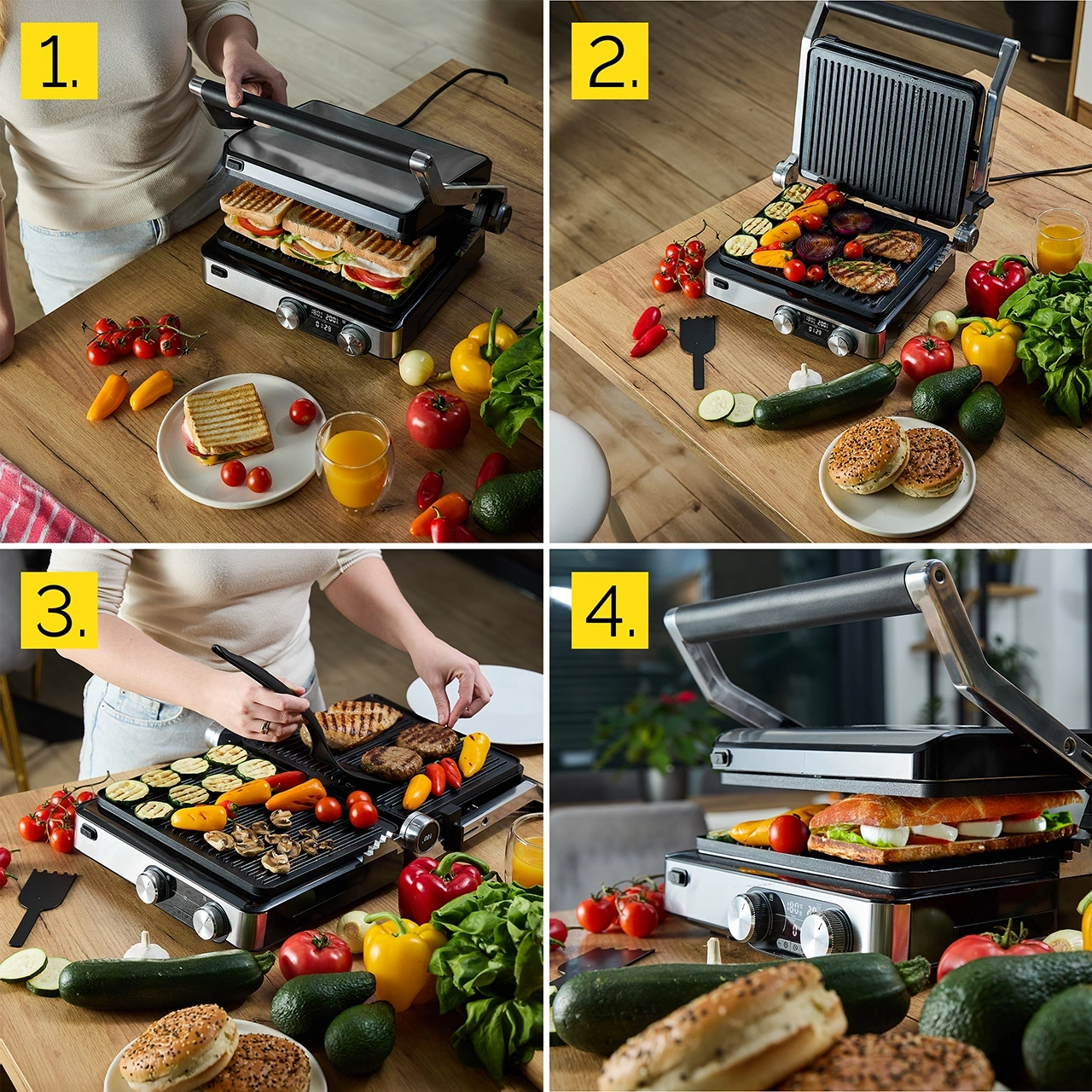 Grill elektryczny Yoer Panino EG02S