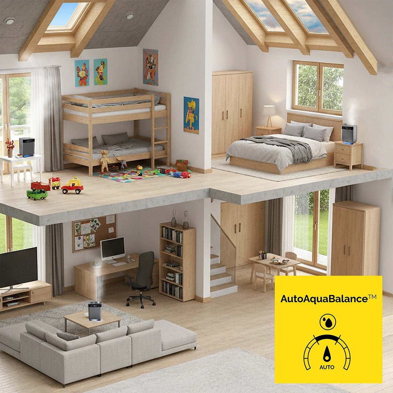 Nawilżacz powietrza Yoer AquaCube HU02G