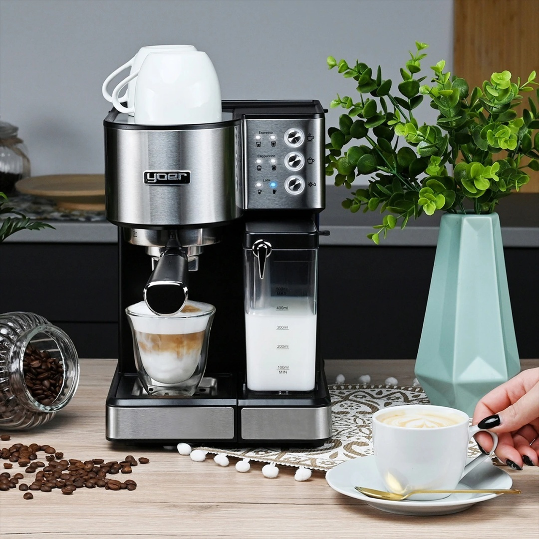 Ciśnieniowy ekspres do kawy Yoer Lattimo EMF01S