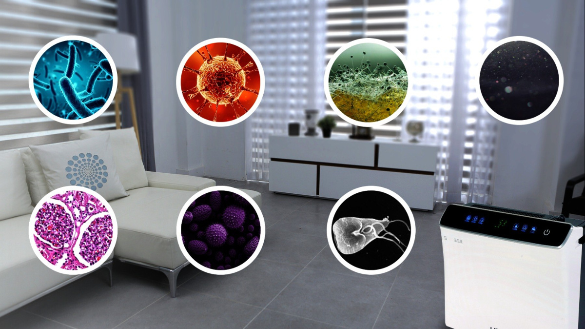 Oczyszczacz powietrza z nawilżaczem YOER Pure Home APH01W