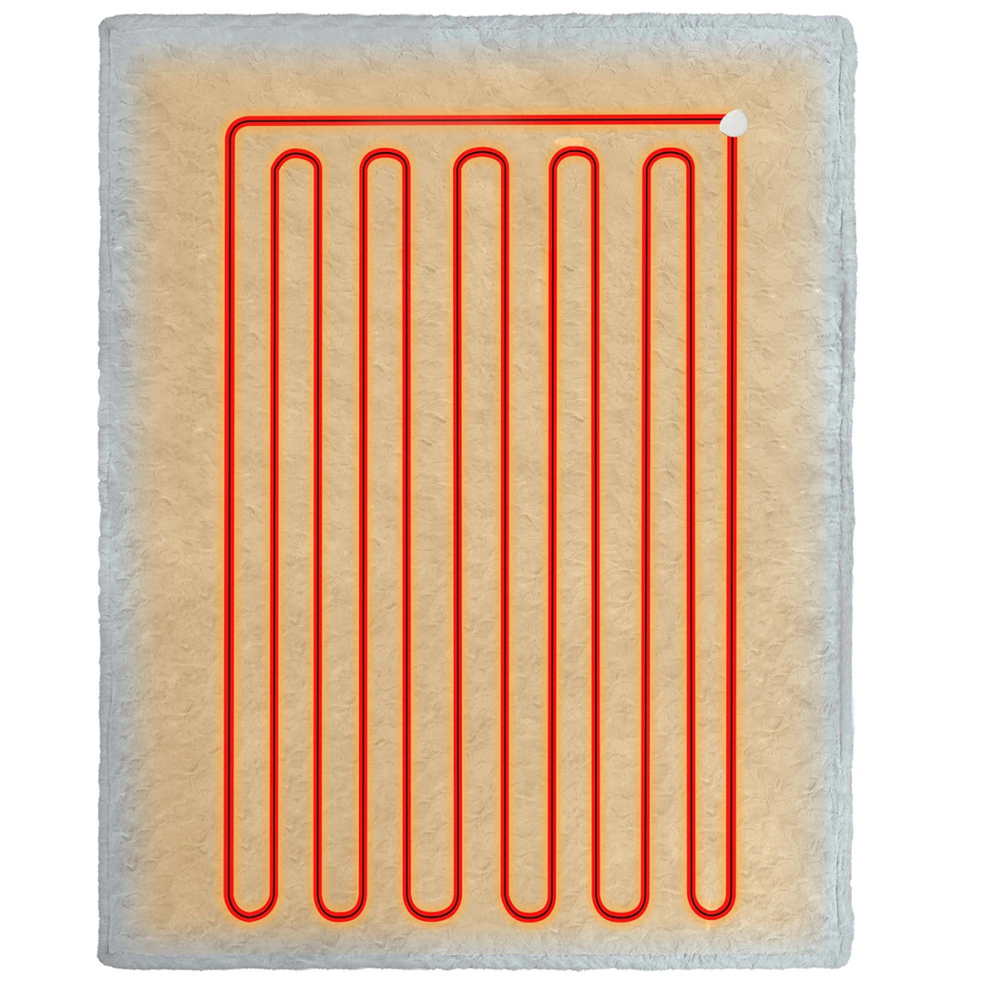 Koc elektryczny Yoer Bero EB02G 160x130 cm