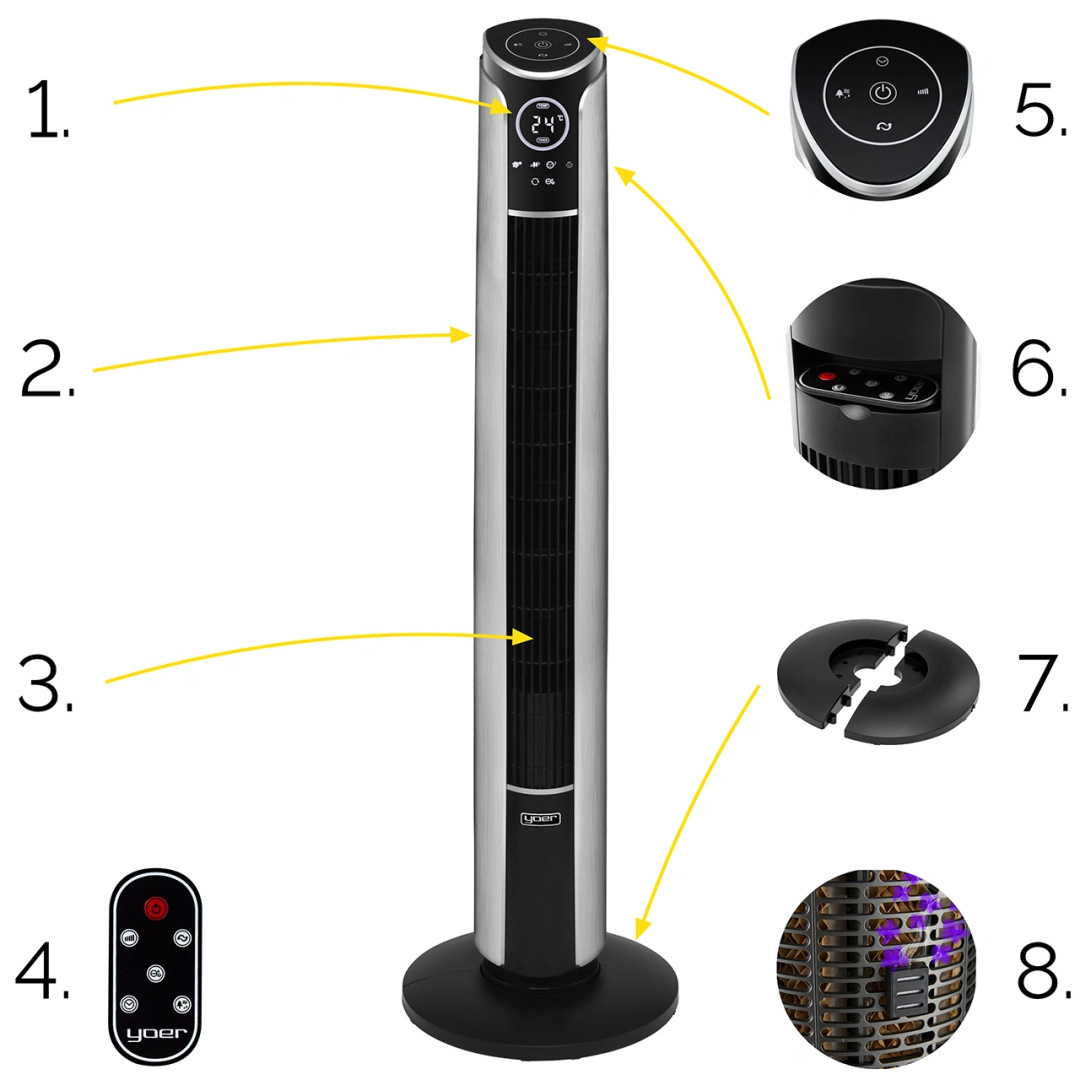 Wentylator kolumnowy Yoer Verto TF01S