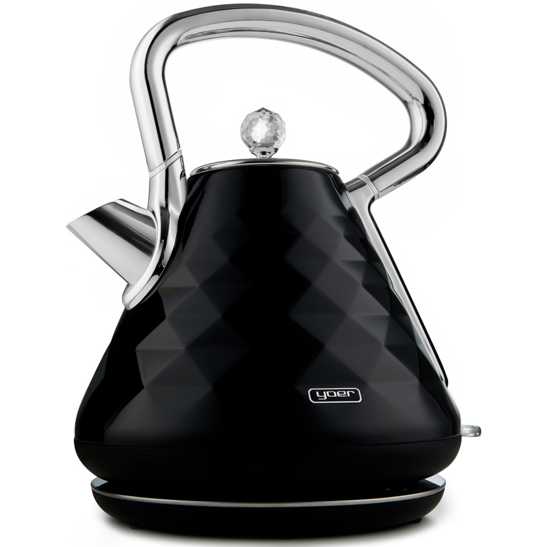 ZESTAW Czajnik elektryczny Yoer EK01BK + Toster Yoer T01BK seria Diamond