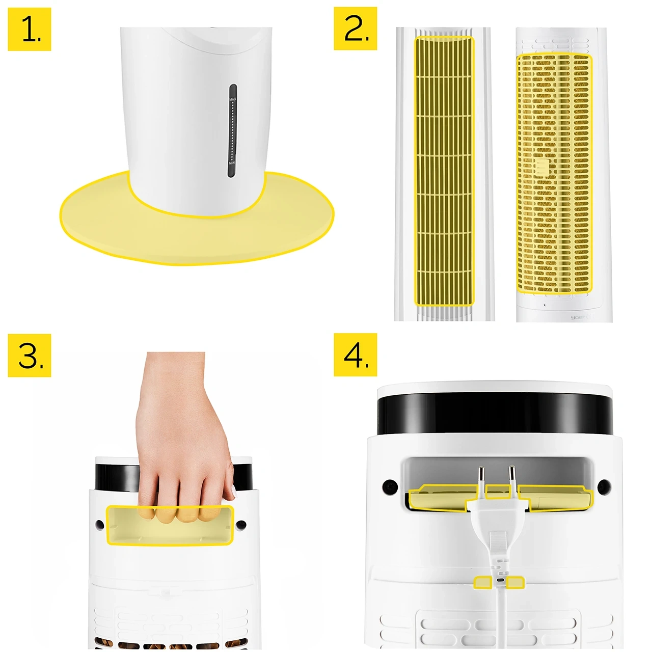 Klimator - wentylator kolumnowy Yoer Cascado TFC06W