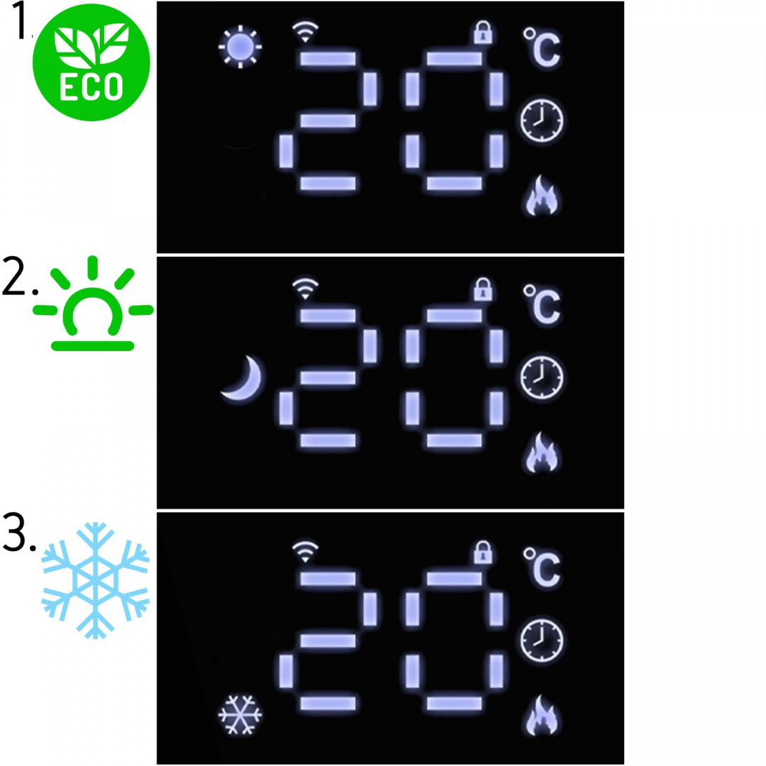 Elektryczny grzejnik konwektorowy Yoer Glosso CH02BK