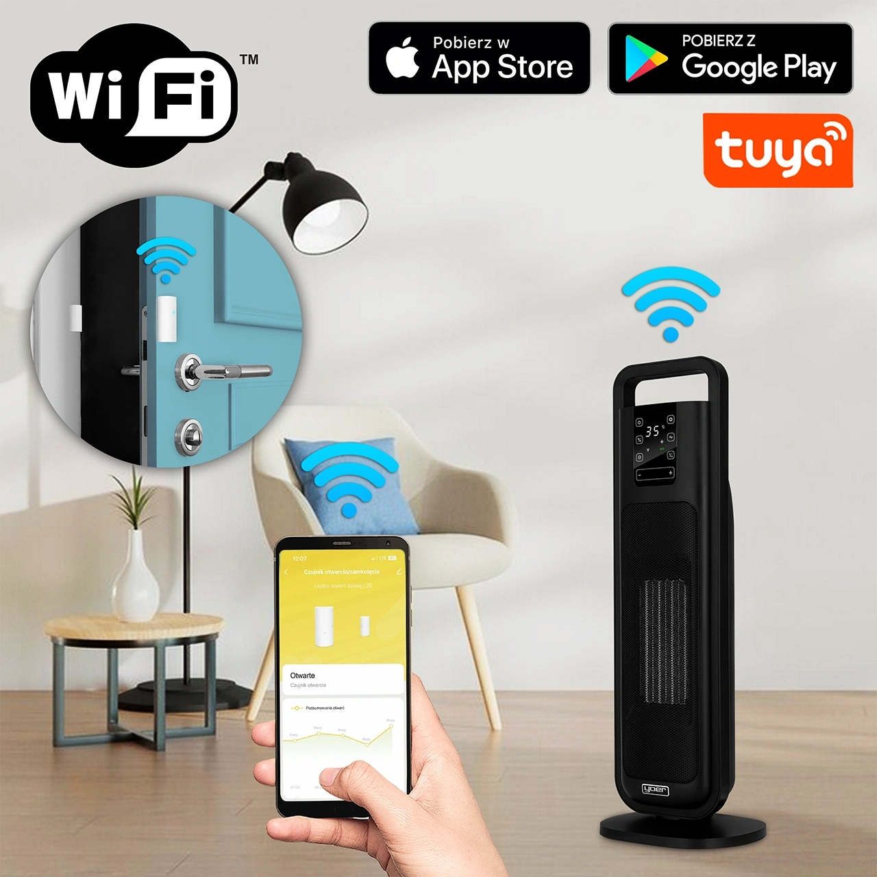 Termowentylator ceramiczny Yoer Feno FH04BK