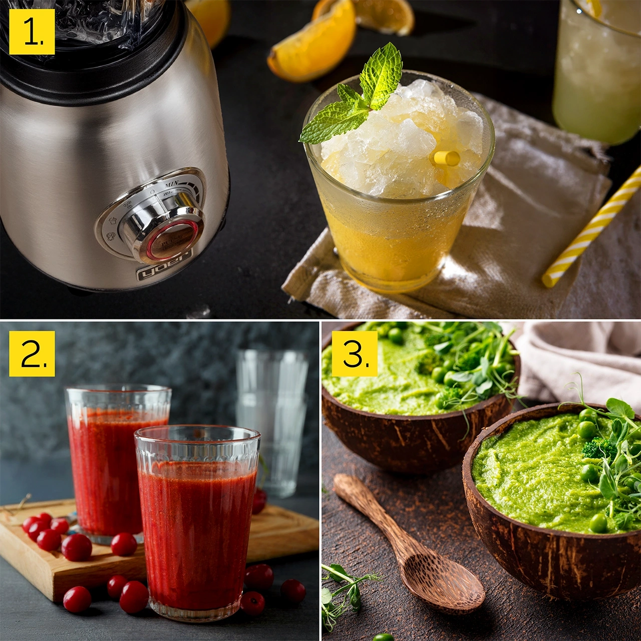 Blender kielichowy Yoer Titano JB03S