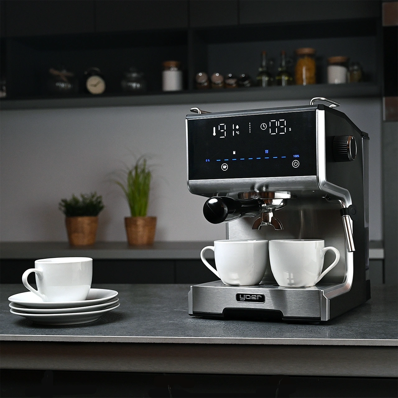 Ciśnieniowy ekspres do kawy Yoer Barisso EM03S