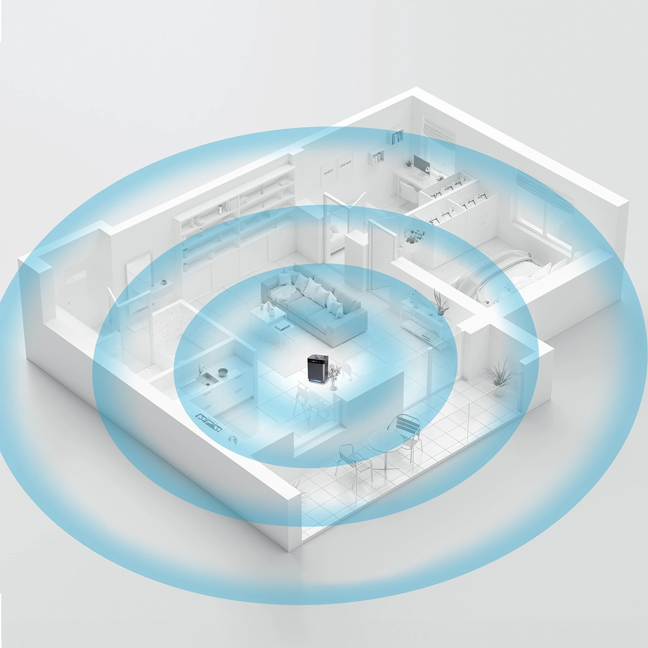 Nawilżacz powietrza Yoer AquaCube HU02G