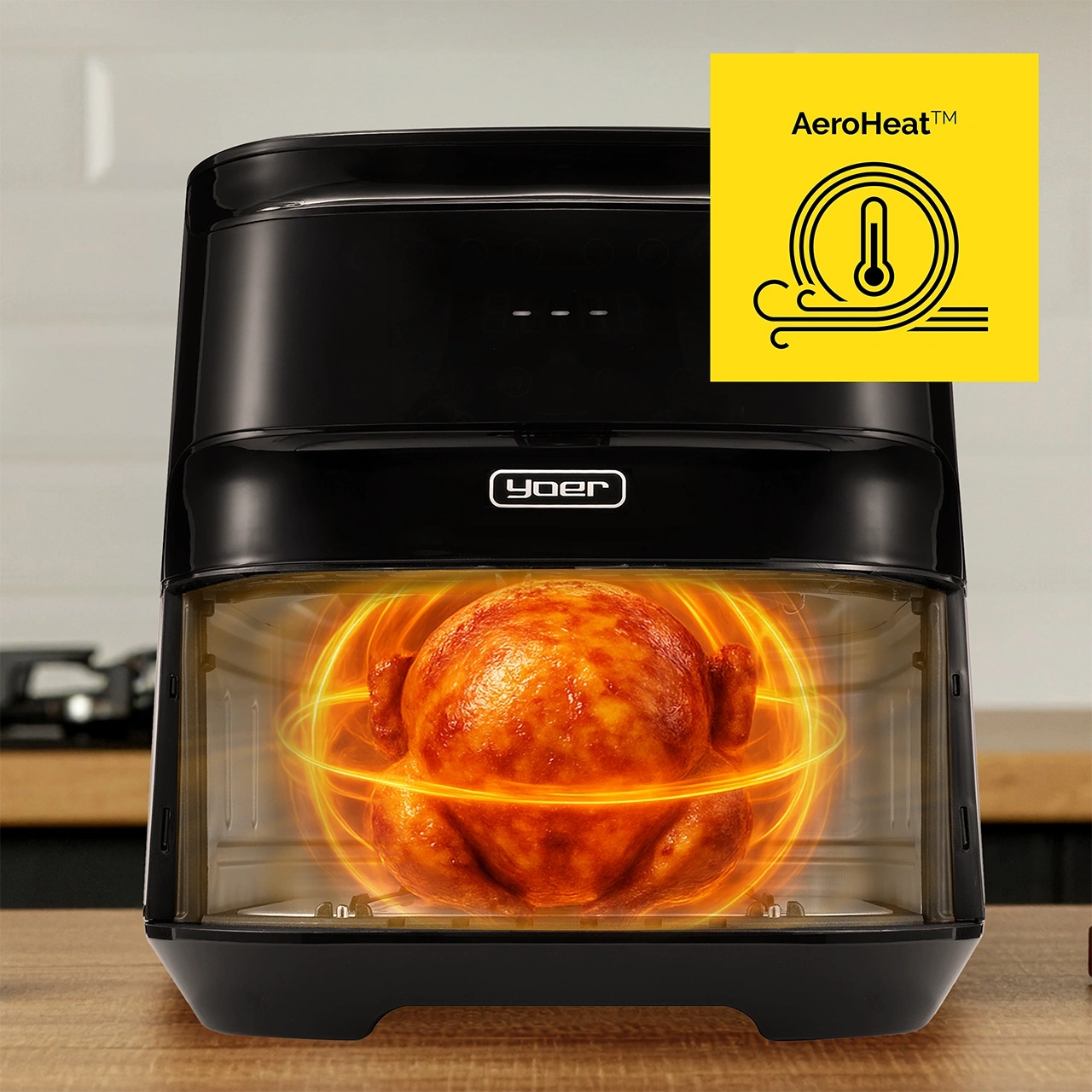 Air Fryer Frytkownica beztłuszczowa Yoer Crispo AF01BK