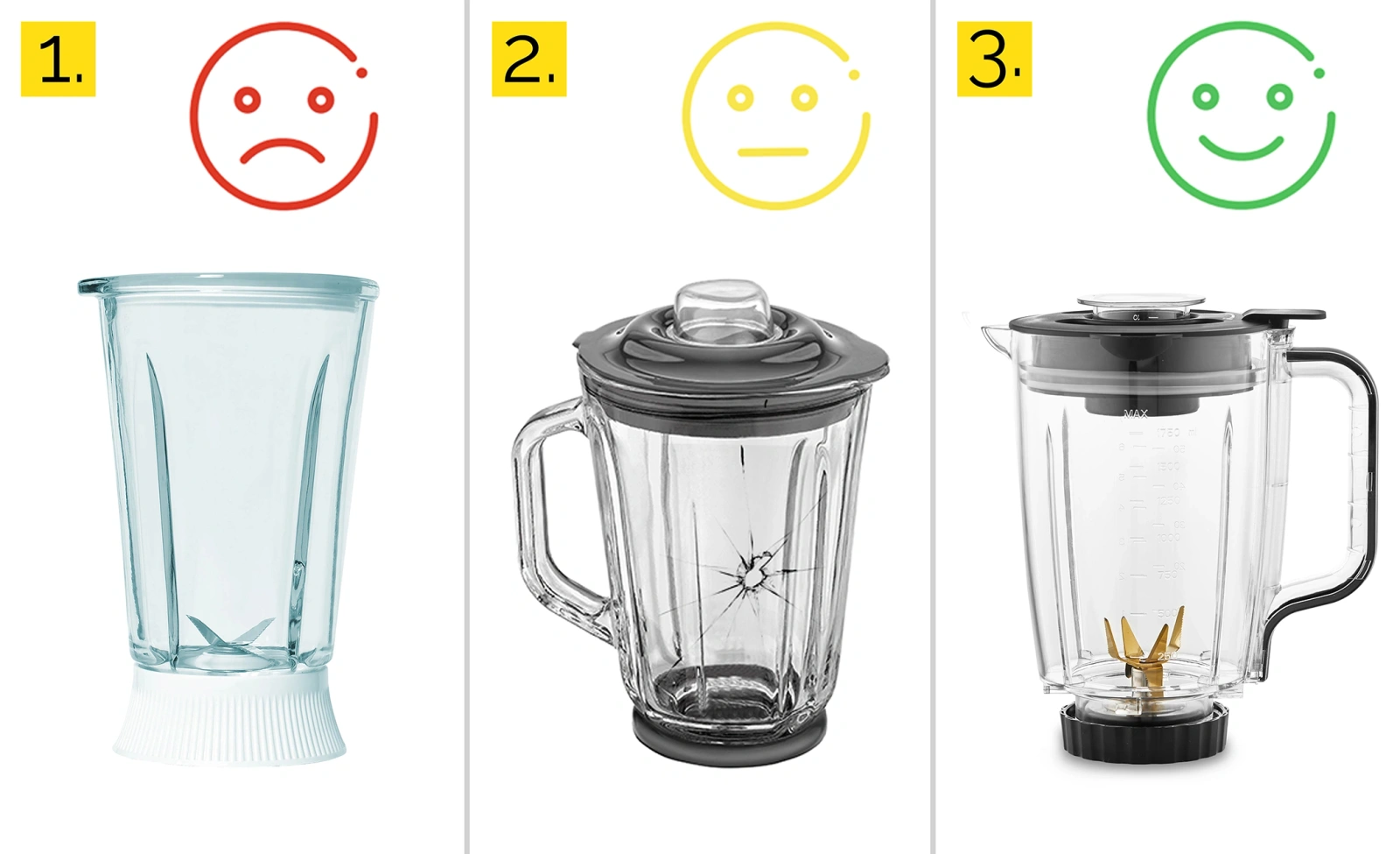 JB04S ZESTAW Blender kielichowy Yoer Vitalio + Młynek do mielenia