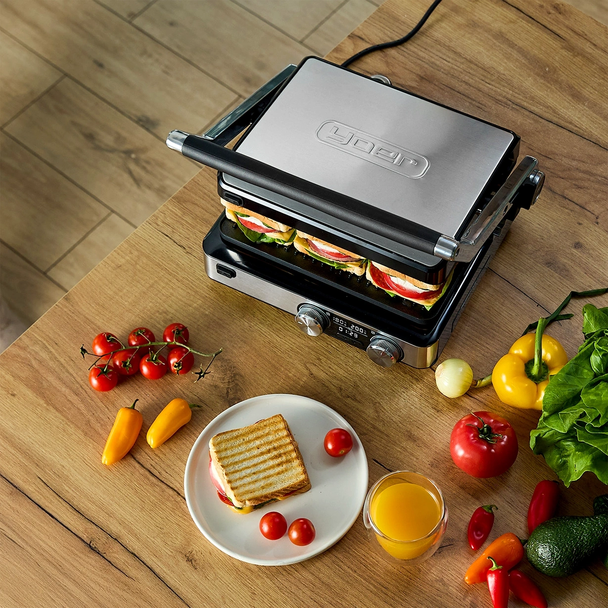 Grill elektryczny Yoer Panino EG02S