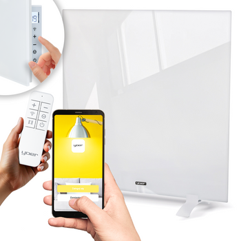 Elektryczny grzejnik na podczerwień Yoer Quadro IRH03W
