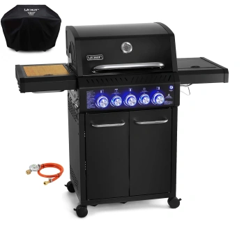 GG06BK ZESTAW Grill gazowy Yoer BeefChef 3+2 +Pokrowiec