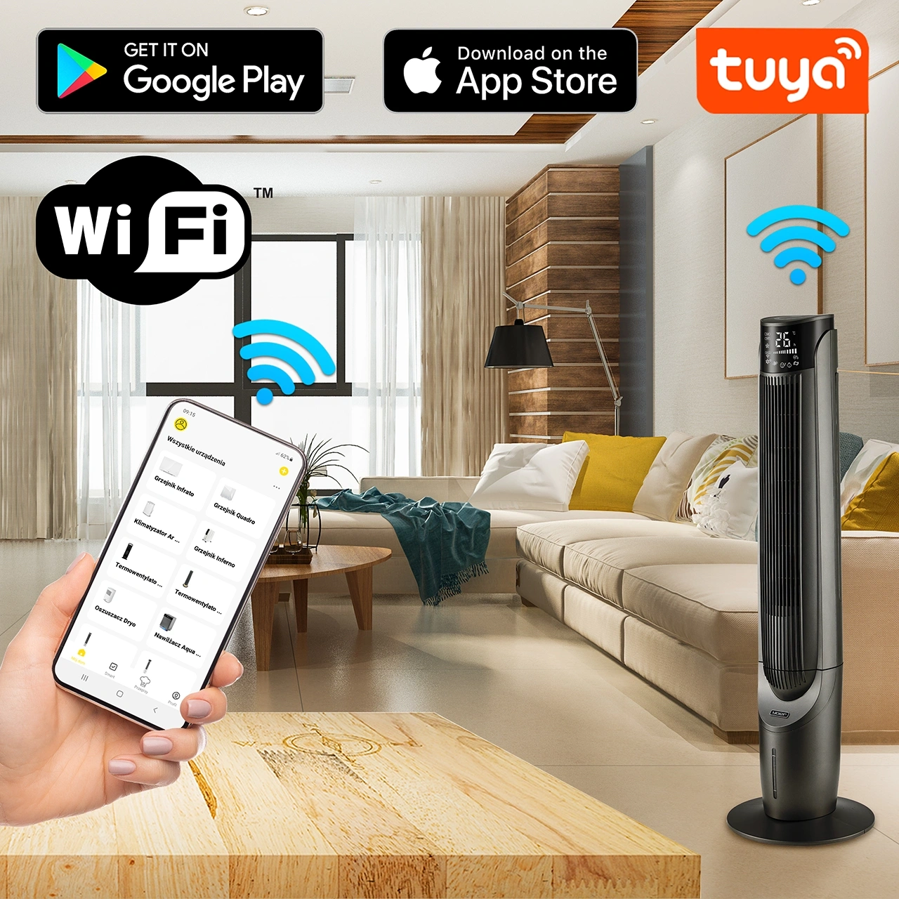 Klimator - wentylator kolumnowy Yoer Cascado TFC06G