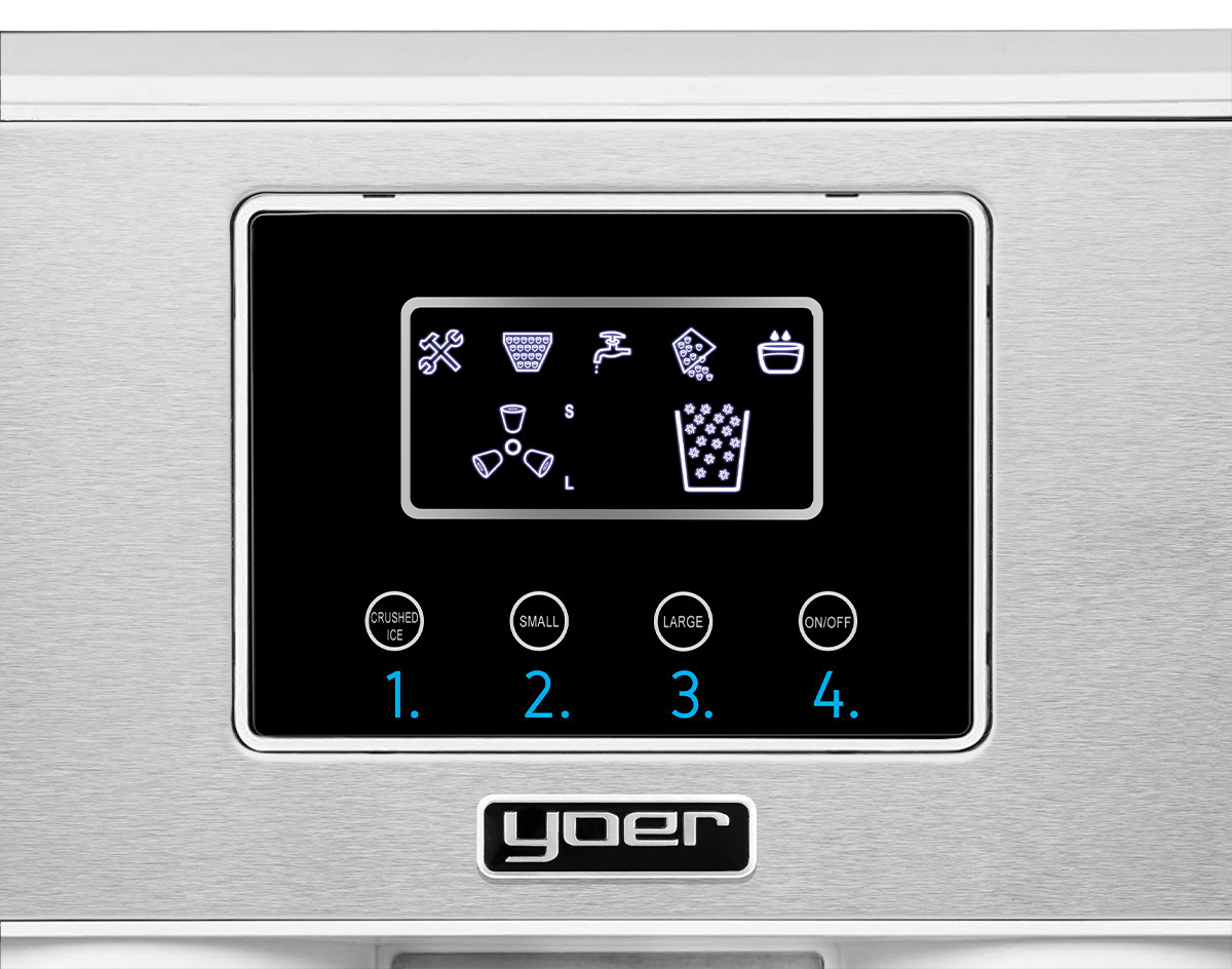 Kostkarka do lodu z dystrybutorem wody Yoer IceBreaker IMW03W