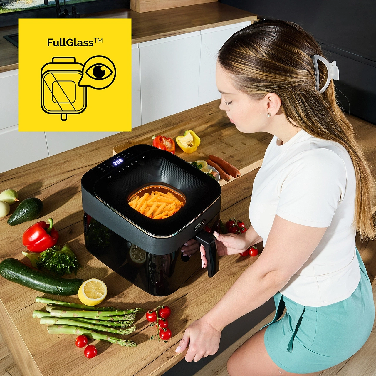 Air Fryer Frytkownica beztłuszczowa Yoer FryVision AF04BK