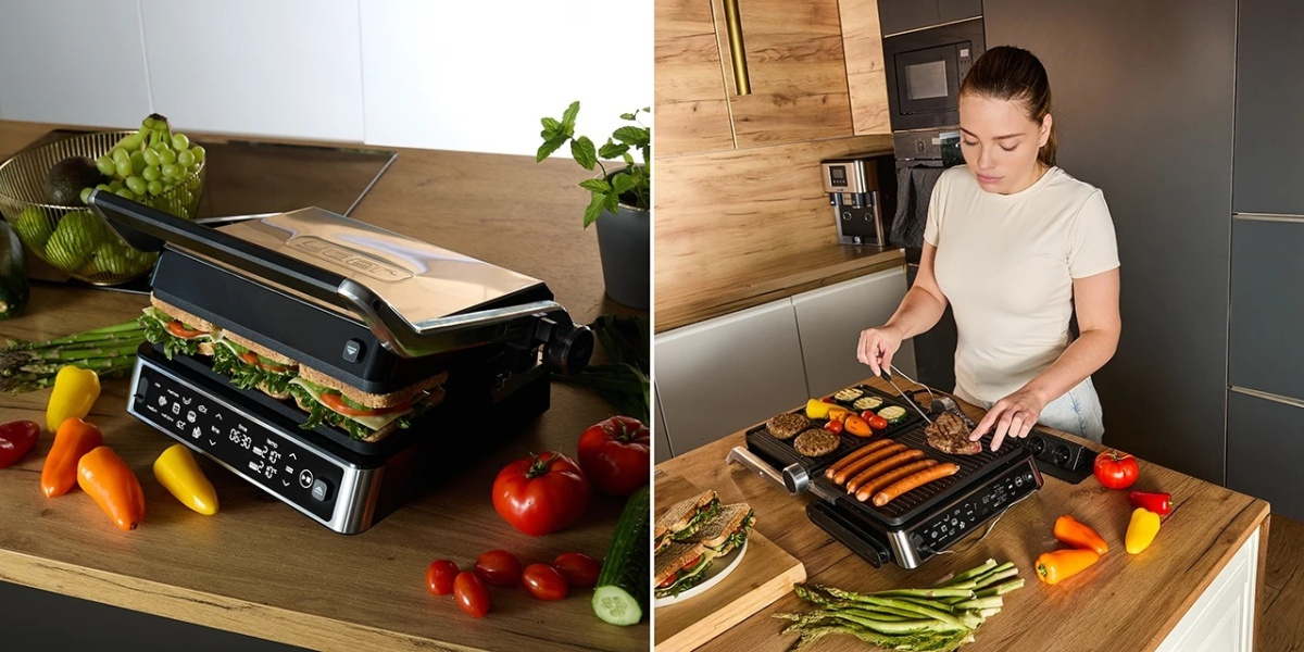 Grill elektryczny z termosondą Yoer CraftGrill EG06BK