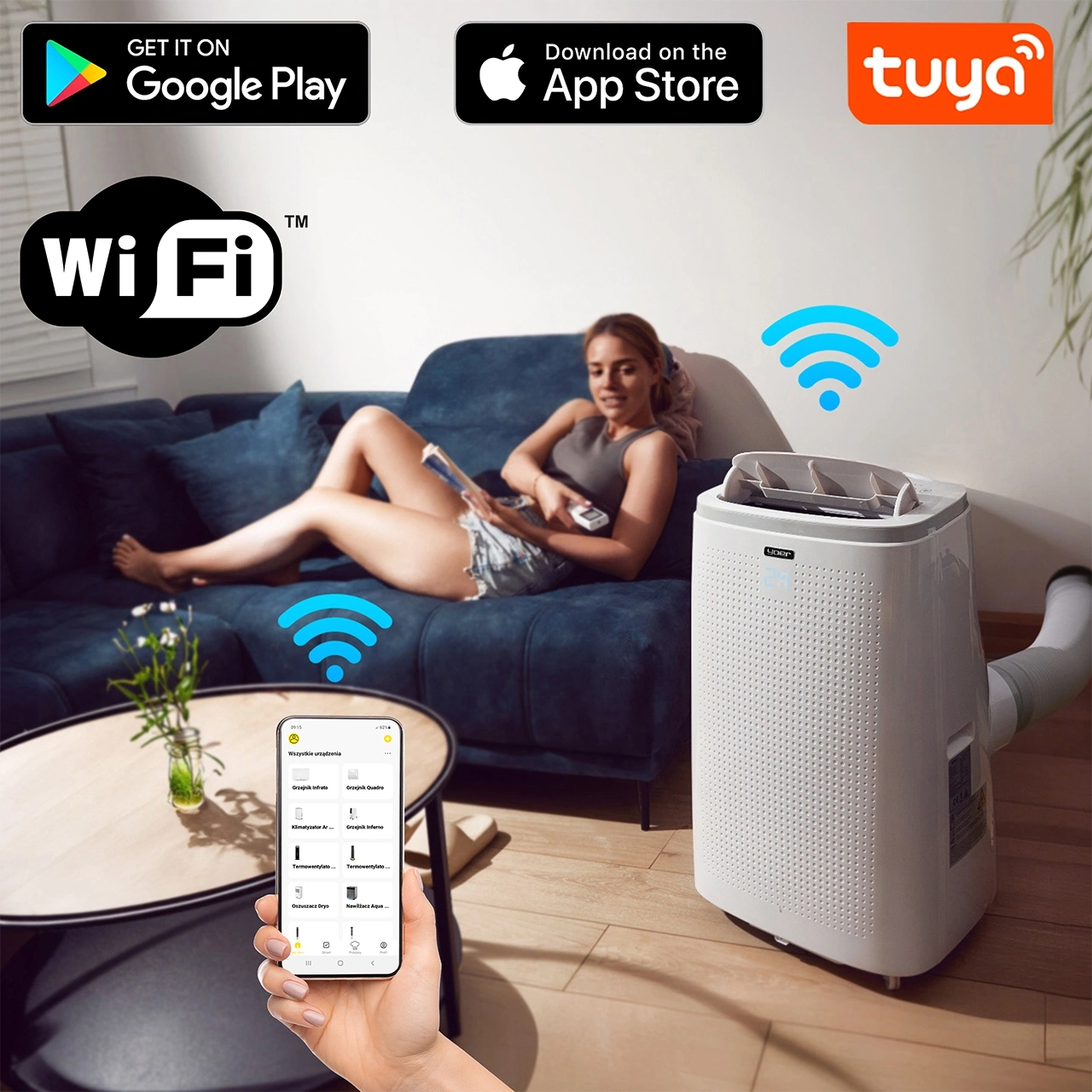 Przenośny Klimatyzator Yoer Arctico Pro PAC02W