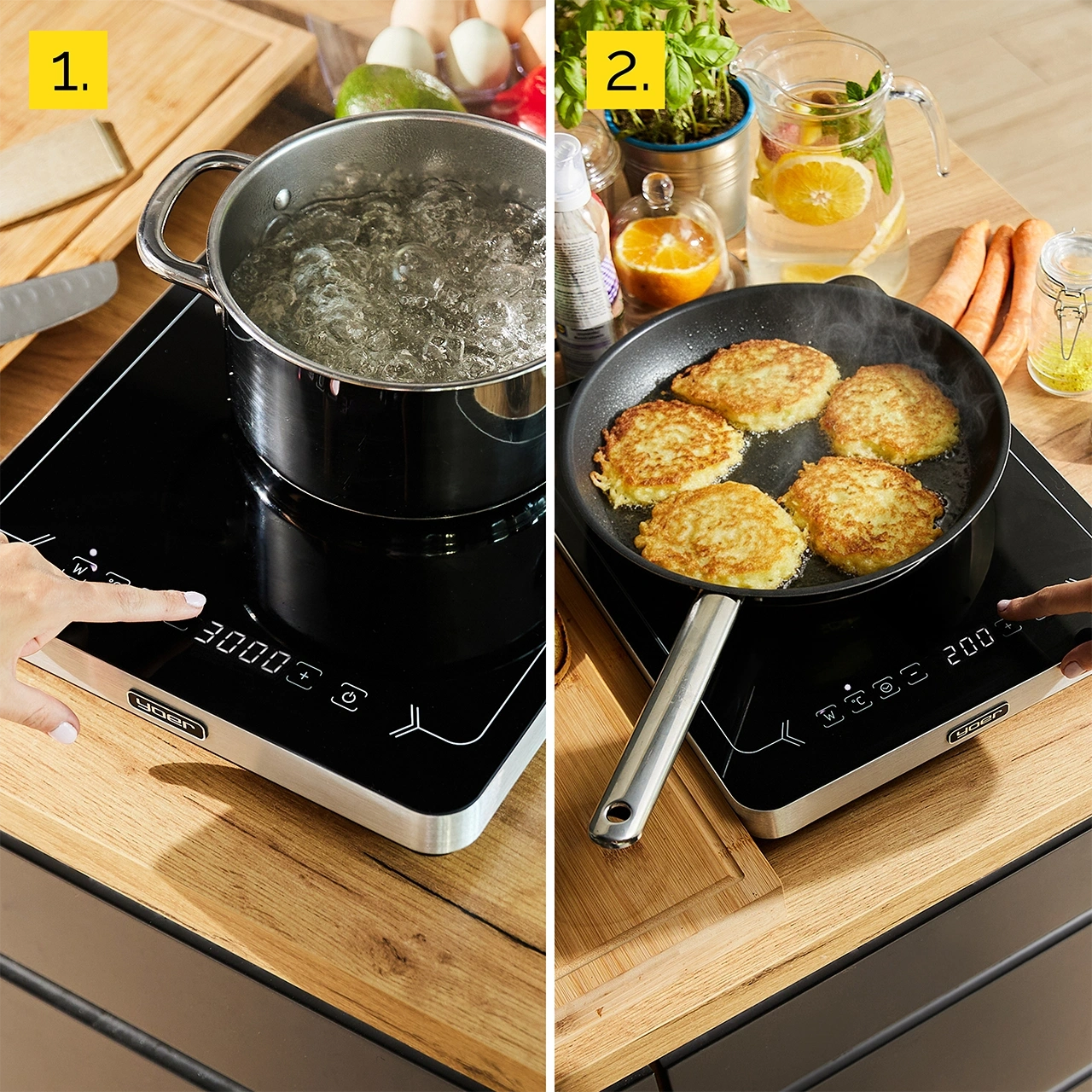 Przenośna płyta indukcyjna Yoer Inducto IH01S