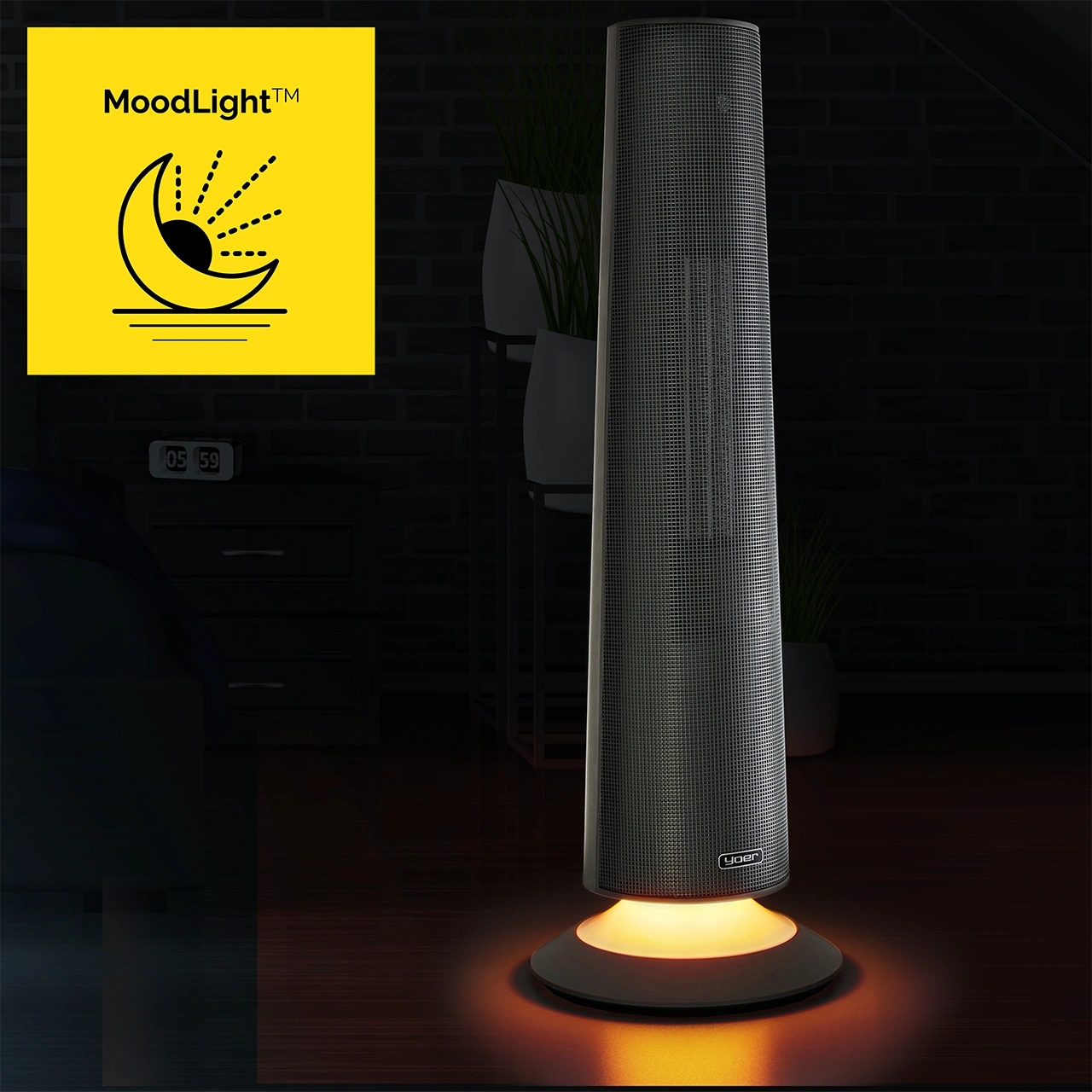 Termowentylator ceramiczny Yoer SkyTower FH06G