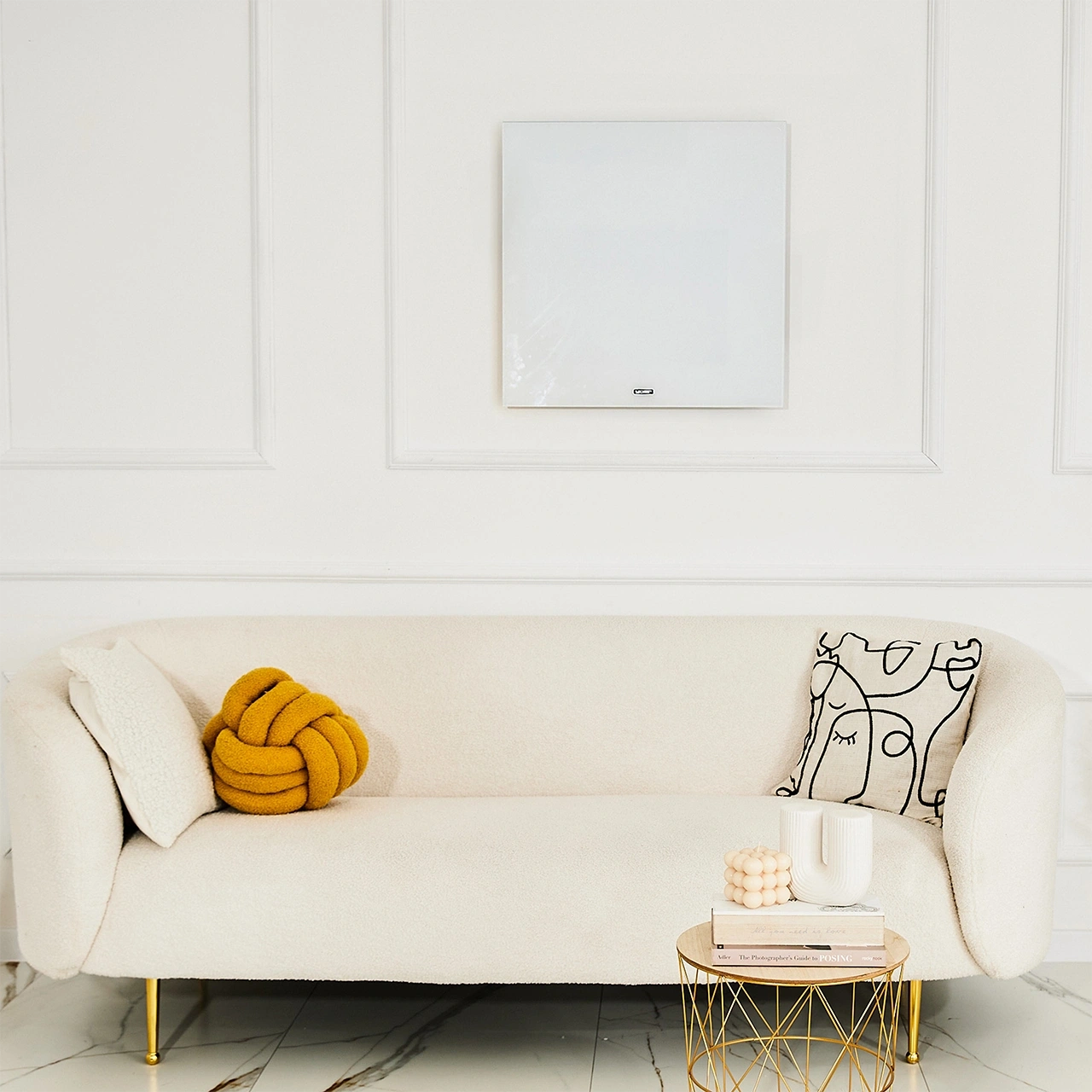 Elektryczny grzejnik na podczerwień Yoer Quadro IRH03W