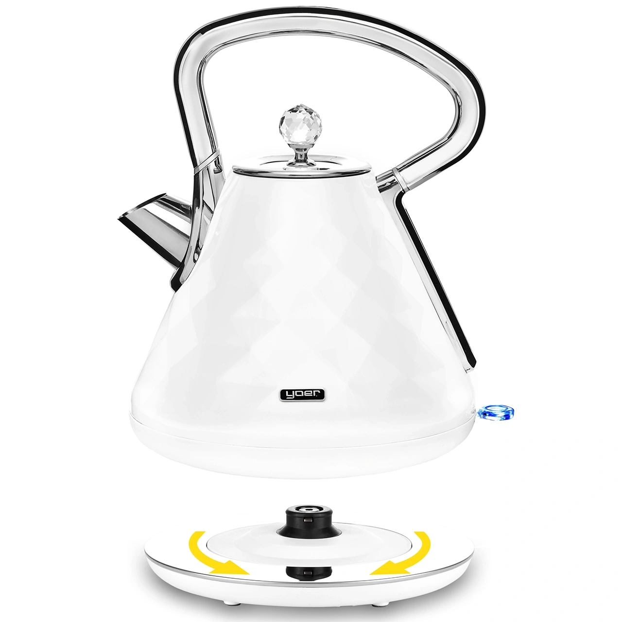 Bezprzewodowy Czajnik elektryczny Yoer Diamond EK01W