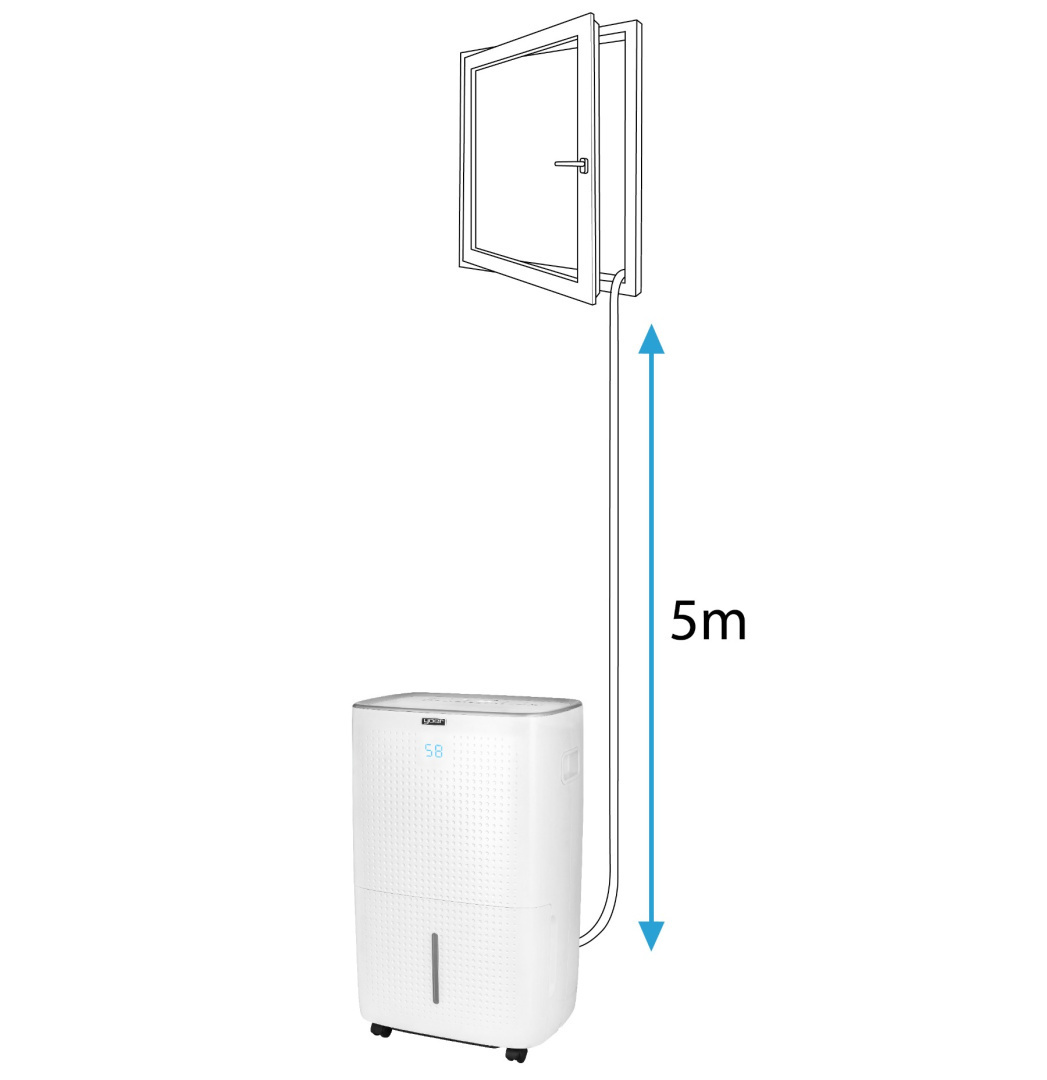 Osuszacz powietrza Yoer Secco DE01W z pompą