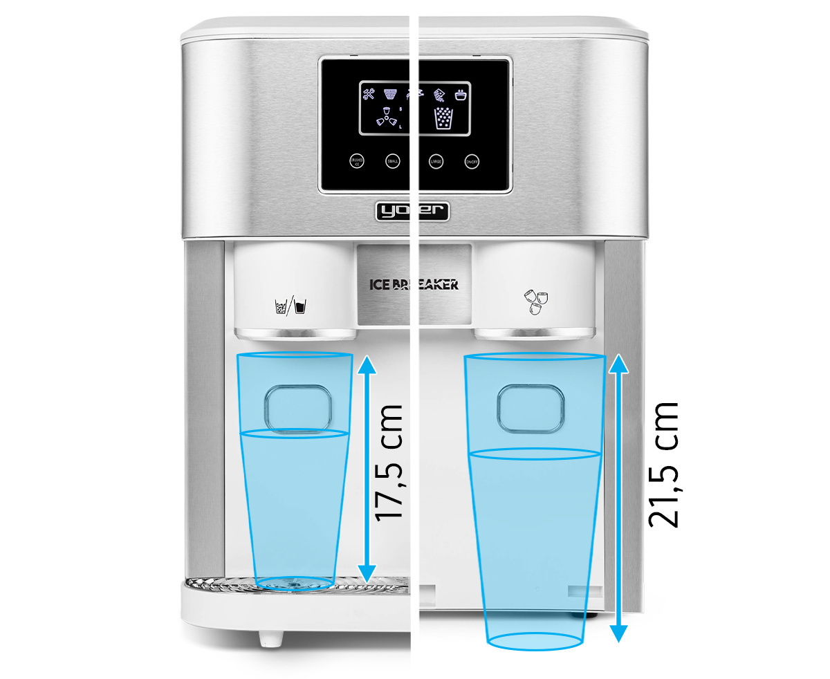 Kostkarka do lodu z dystrybutorem wody Yoer IceBreaker IMW03W