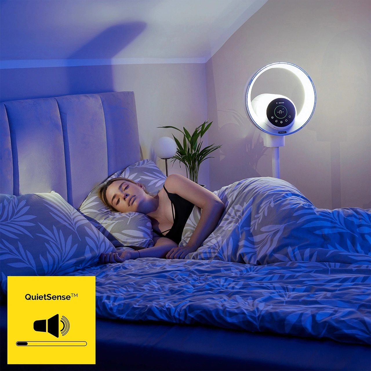 Aerodynamiczny wentylator bezłopatkowy Yoer X-Aero BLF01W