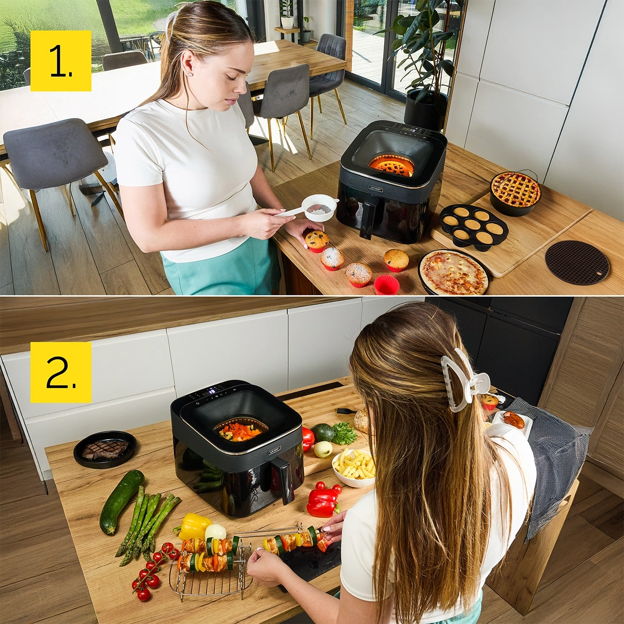 Air Fryer Frytkownica beztłuszczowa Yoer FryVision AF04BK