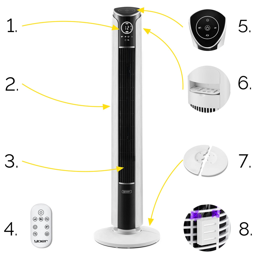 Wentylator kolumnowy Yoer Verto TF01W