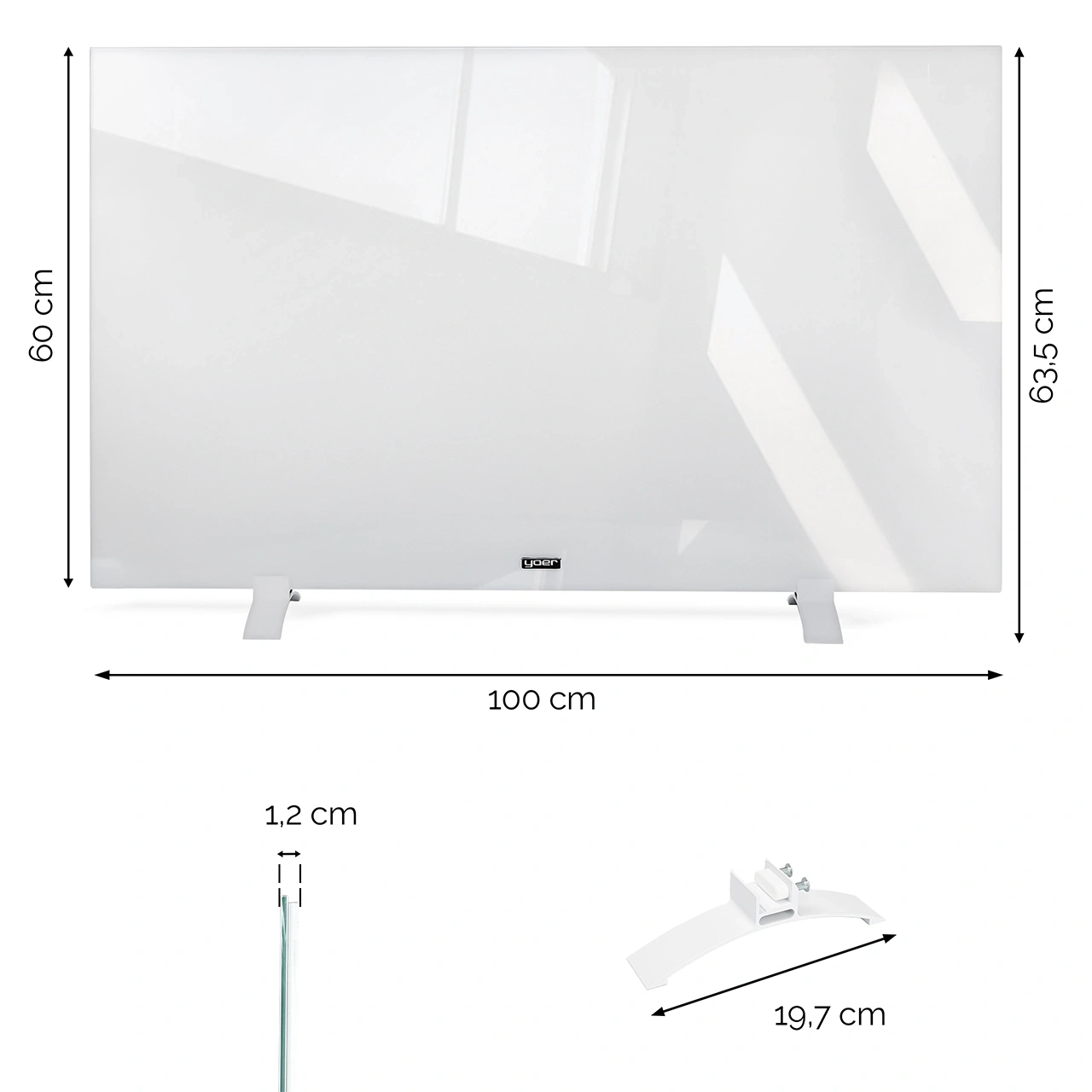 Elektryczny grzejnik na podczerwień Yoer Infrato IRH02W