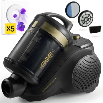 VC02G ZESTAW Odkurzacz bezworkowy Yoer ExtremeForce + Zestaw 3 filtrów + Zestaw 5 zapachowych pastylek
