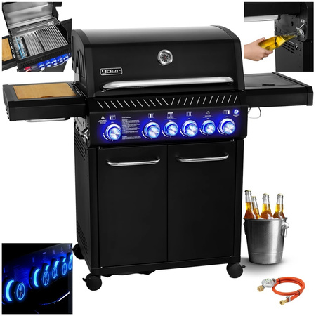 Grill gazowy Yoer BeefMaster GG04BK 4+2